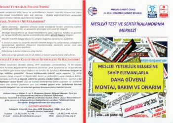 ANKARA SANAYİ ODASI MESLEKİ TEST VE SERTİFİKALANDIRMA MERKEZİ