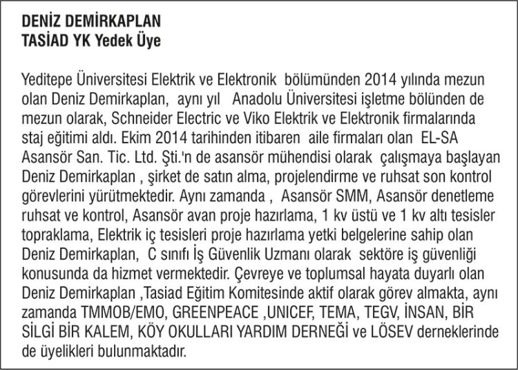 TASİAD YÖNETİM KURULU