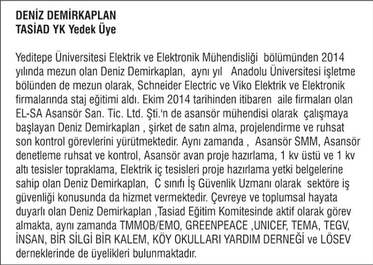 TASİAD YÖNETİM KURULU