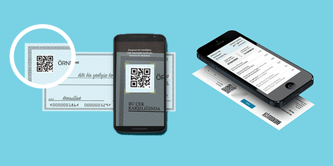 Karekodlu Çekler 15 Hazirandan itibaren kullanılmakta