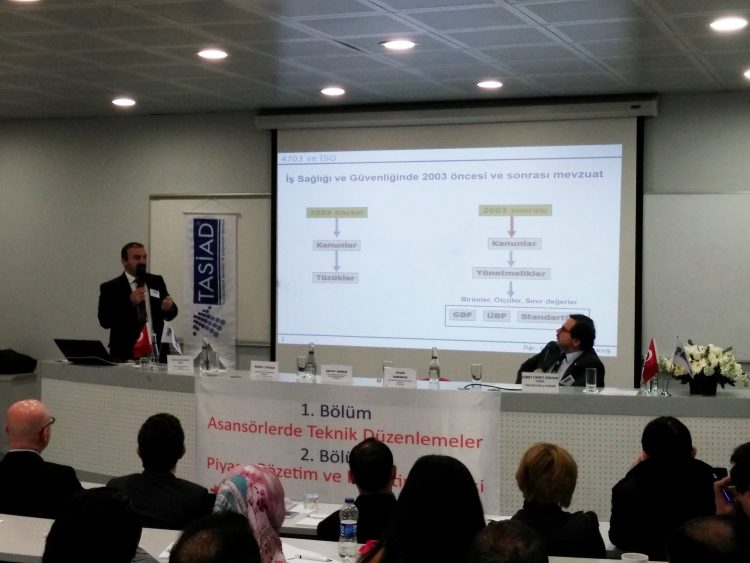 ASANSÖRLERDE TEKNİK DÜZENLEMELER SEMİNERİMİZ YAPILDI…