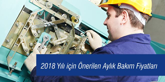 2025 Yılı İçin TASİAD Tarafından Önerilen Asansör Aylık Bakım Fiyatları.