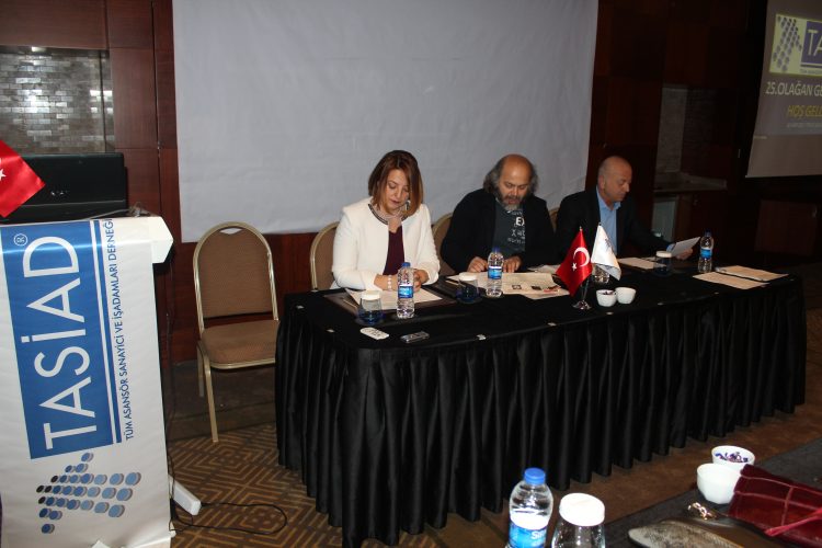 TASİAD 25.OLAĞAN GENEL KURUL TOPLANTISINI YAPTI.
