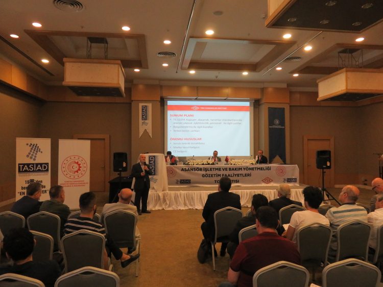 ASANSÖR İŞLETME VE BAKIM YÖNETMELİĞİ GÖZETİM FAALİYETLERİ TOPLANTISI YAPILDI.