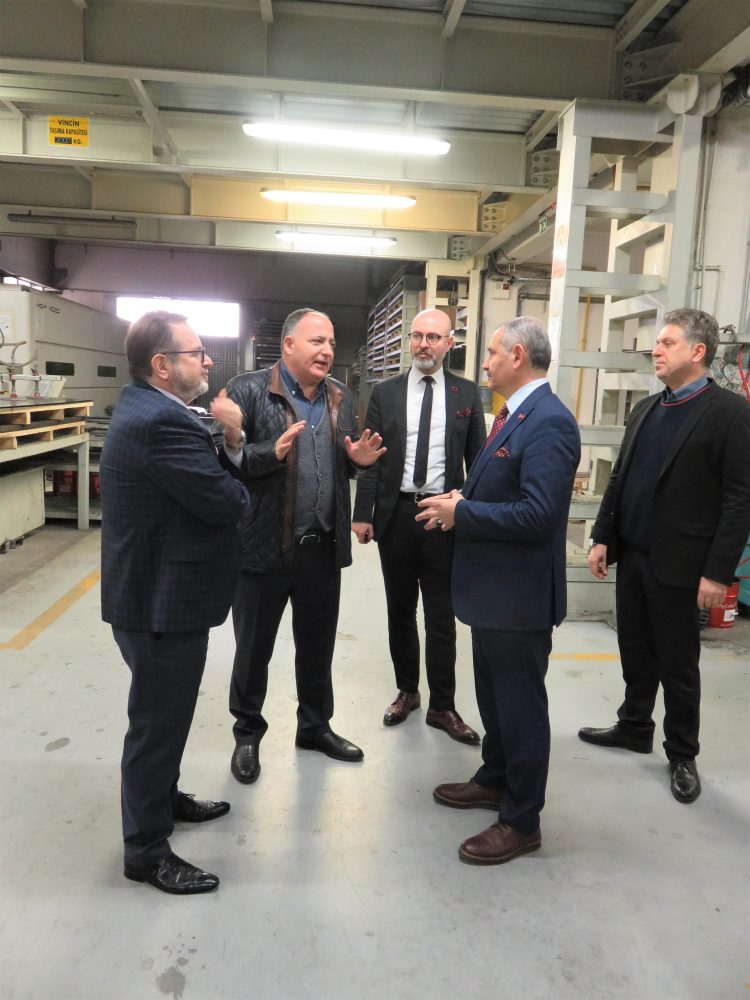 SANAYİ VE TEKNOLOJİ İL MÜDÜRLÜĞÜ İLE SANAYİCİ ÜYELERİMİZE ZİYARETLER;