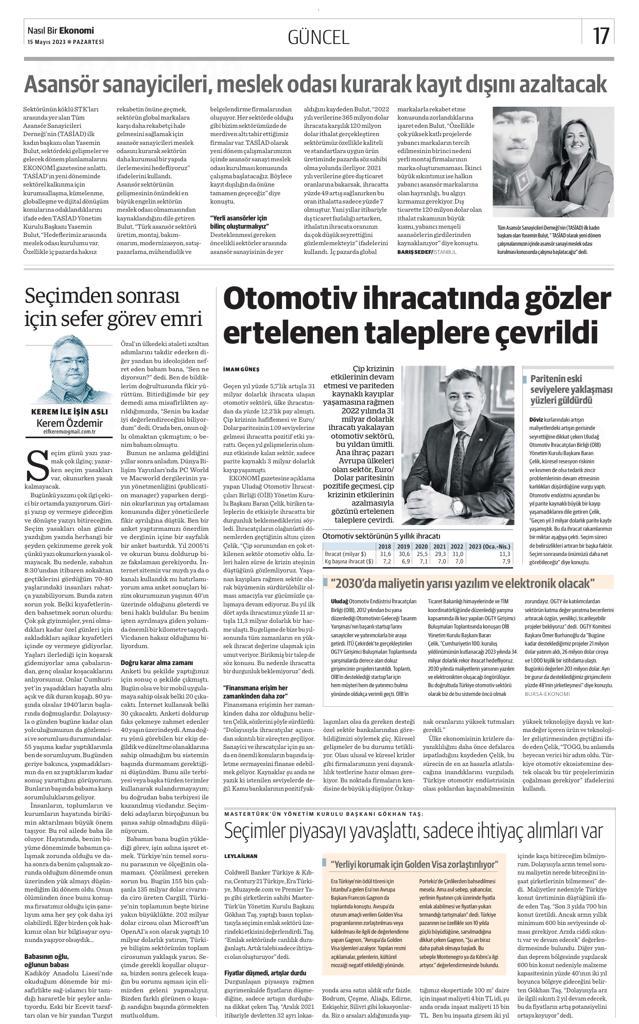 Ekonomi Gazetesi Ropörtajı