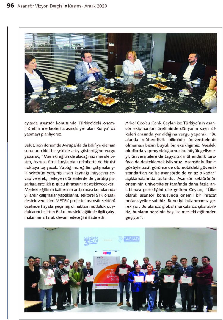 Asansör Vizyon Dergisi