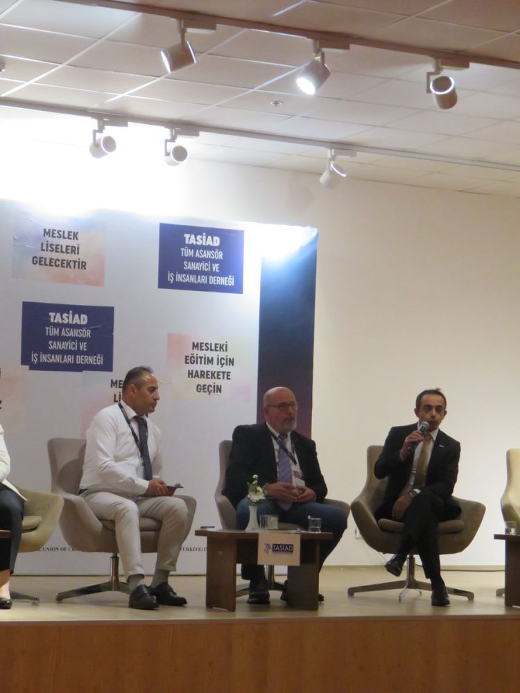 Asansör Sektöründe Mesleki Eğitime Farkindalık ve Sürdürülebilir Kalkınmada Mesleki Eğitiminin Önemi Paneli